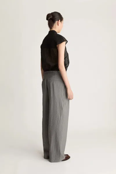 Lee Mathews Maggie Pant In Gray