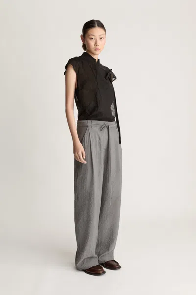 Lee Mathews Maggie Pant In Gray