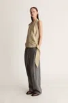 Lee Mathews Maggie Top In Brown