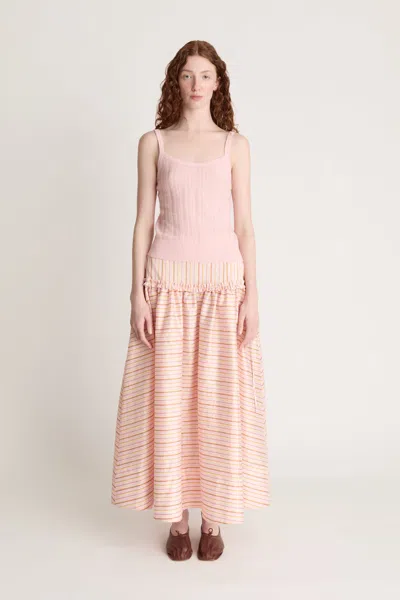 Lee Mathews Marie Skirt In Pink