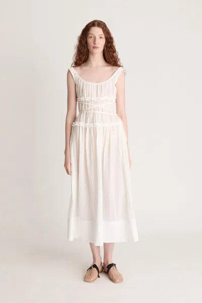 Lee Mathews Martha Dress In Brown