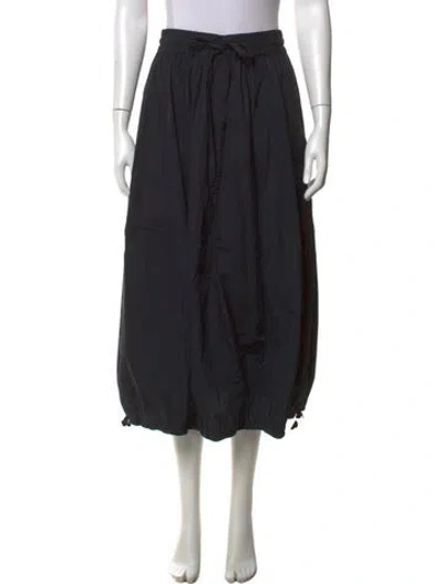 Pre-owned Lee Mathews Midi Length Skirt In Blue