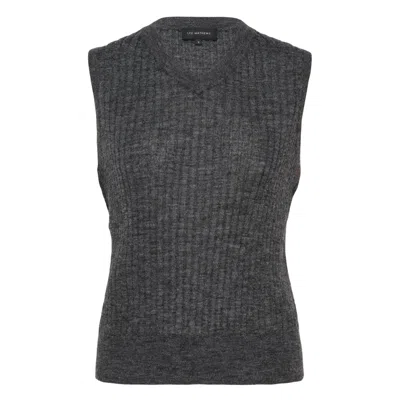 Lee Mathews Mila Knit Tank In Gray