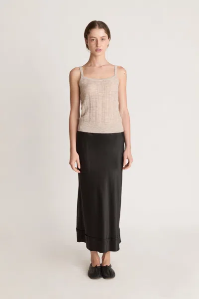 Lee Mathews Mila Pointelle Cami In Gray