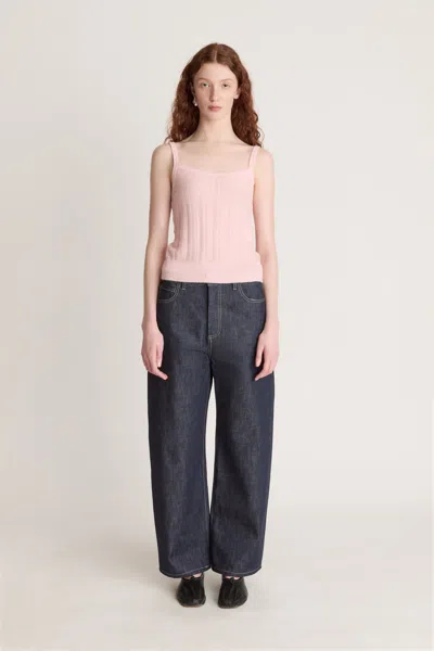 Lee Mathews Mila Pointelle Cami In Pink