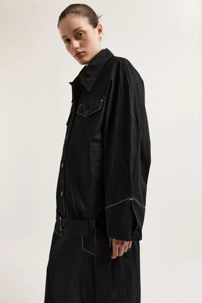 Lee Mathews Mitchell Jacket In Black