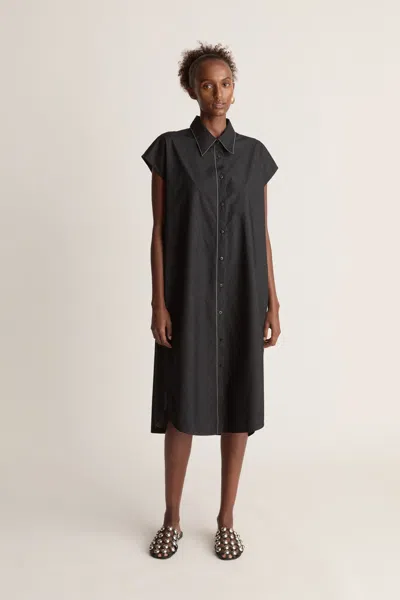 Lee Mathews Mitchell Midi Dress In Black