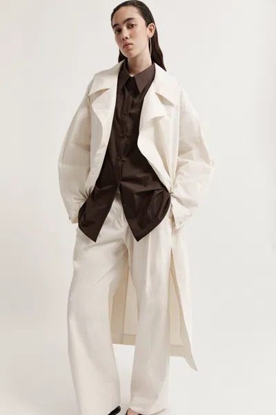 Lee Mathews Mitchell Pant In Chalk