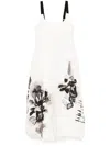 Lee Mathews Morgan Maxi Dress In Weiss