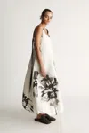 Lee Mathews Morgan Maxi Dress In White