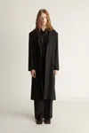 Lee Mathews Mortimer Coat In Black