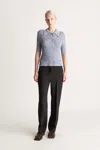 Lee Mathews Mortimer Tailored Pant In Black