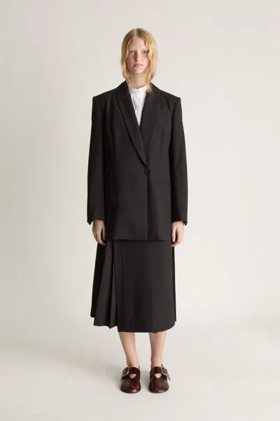 Lee Mathews Myles Wool Jacket In Black