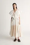 Lee Mathews Nancy Maxi Dress In Natural