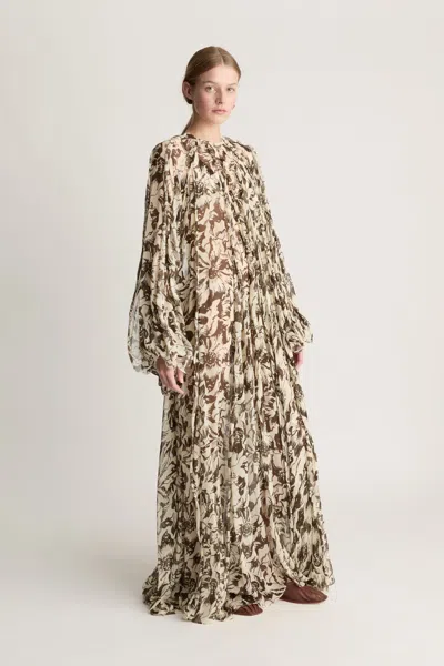 Lee Mathews Neeve Dress In Brown