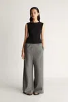 Lee Mathews Newman Pant In Grey
