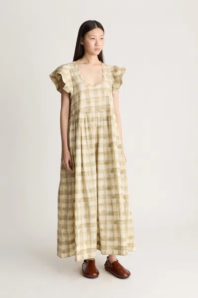 Lee Mathews Nina Dress In Neutral