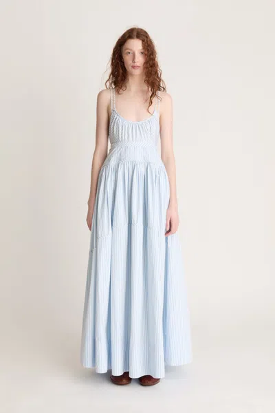 Lee Mathews Odette Cami Dress In Blue