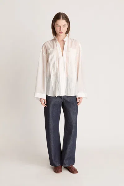 Lee Mathews Ondine Shirt In Neutral