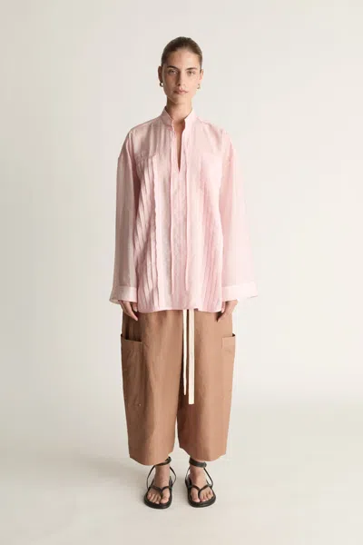 Lee Mathews Ondine Shirt In Pink