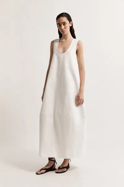 Lee Mathews Parker Dress In White