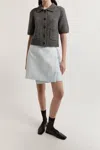 Lee Mathews Penny Mini Skirt In Ice