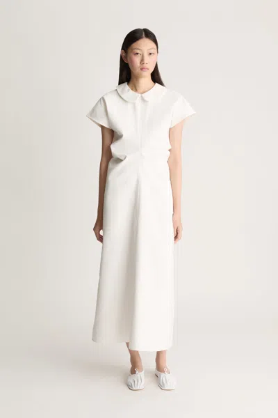 Lee Mathews Pina Dress In White