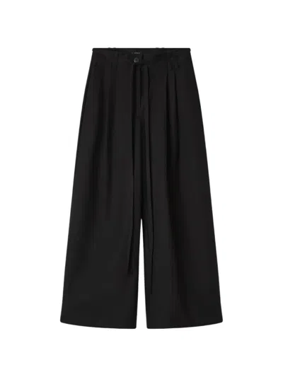 Lee Mathews Pina Palazzo Pants In Black