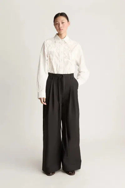 Lee Mathews Pina Pant In Black