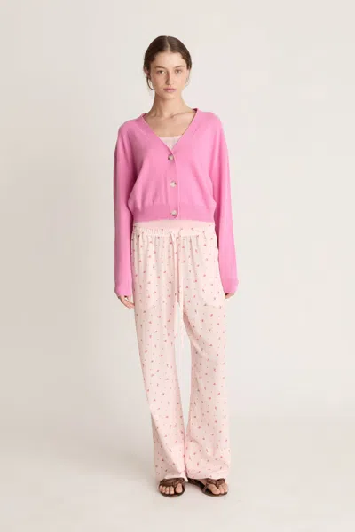 Lee Mathews Prim Relaxed Pant In Pink
