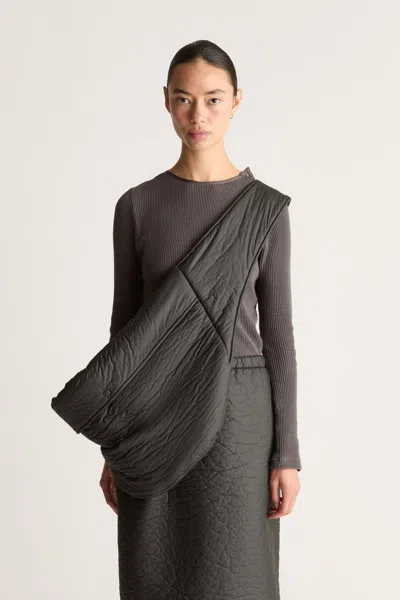 Lee Mathews Puff Cross Body Bag In Black