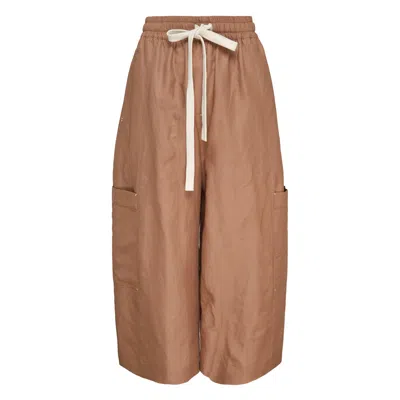 Lee Mathews Rene Pants In Brown
