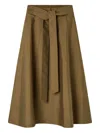Lee Mathews Rennie Midi Skirt In Green