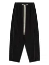 Lee Mathews Sandy Drawstring-waist Trousers In Black