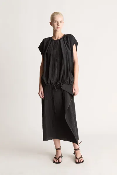 Lee Mathews Sandy Skirt In Black