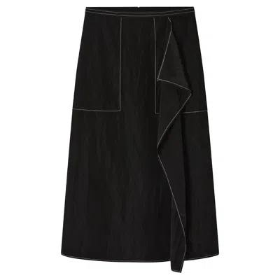 Lee Mathews Sandy Skirt In Black