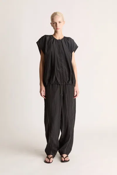 Lee Mathews Sandy Top In Black