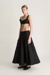 Lee Mathews Sara Skirt In Black