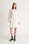 Lee Mathews Skye Mini Dress In White