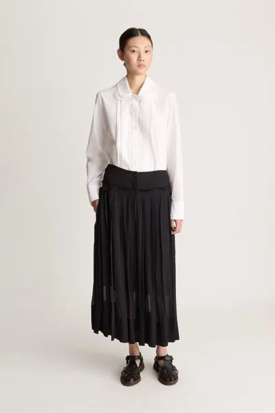 Lee Mathews Sofia Skirt In Black