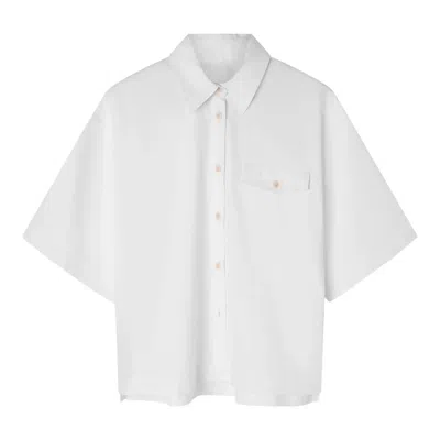 Lee Mathews Spencer Shirt In White