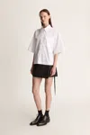 Lee Mathews Spencer Ss Shirt In Brown