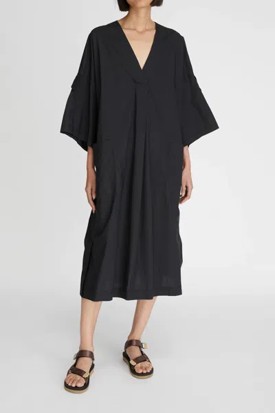 Lee Mathews Lm Oversized Tee Dress In Black