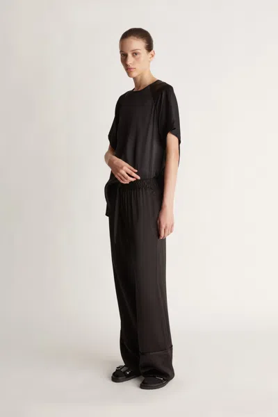 LEE MATHEWS STELLA SILK SATIN PANT