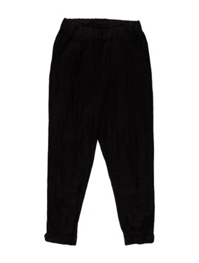 Pre-owned Lee Mathews Straight Leg Pants In Black