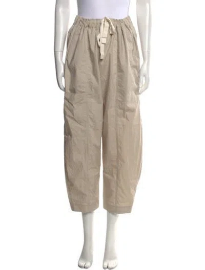 Pre-owned Lee Mathews Straight Leg Pants In Neutral