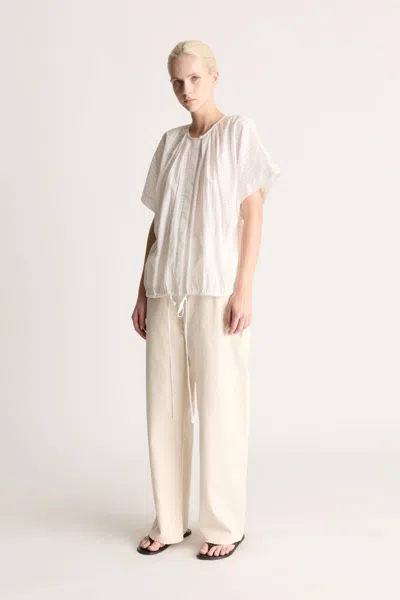 Lee Mathews Summer Top In White