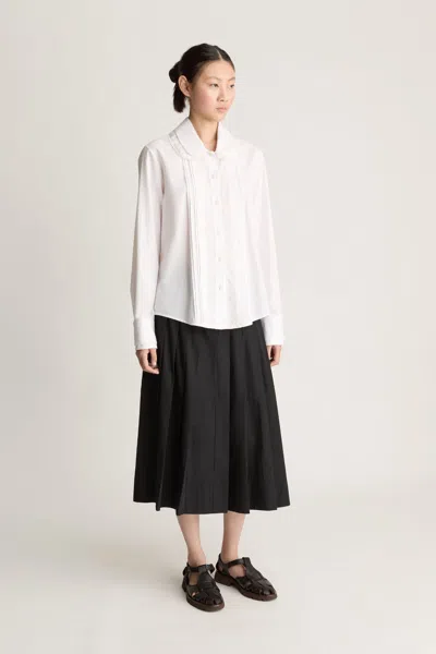 Lee Mathews Tari Shirt In Brown