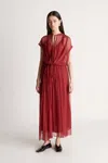 Lee Mathews Taylor Maxi Dress In Rouge