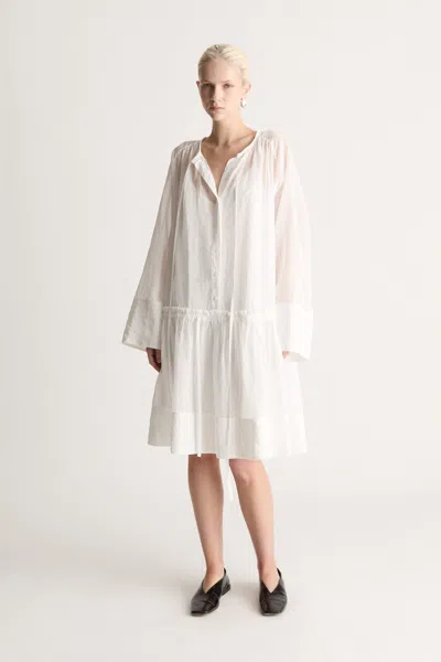 Lee Mathews Theresa Dress In White